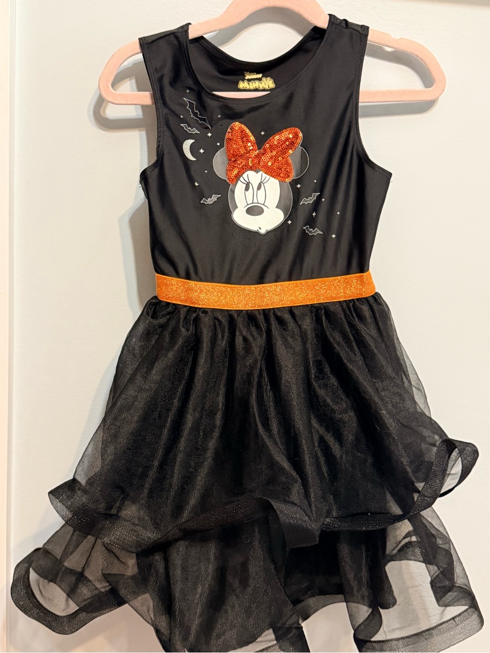 Disney Black and Orange Minnie Mouse Halloween Tutu Costume